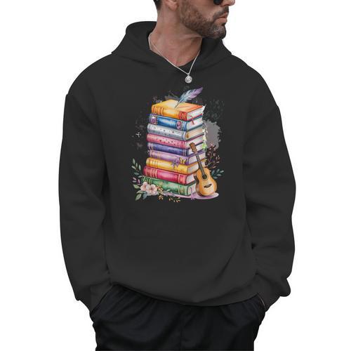 Life Of A Reader Lovers Book Nerds Bookworm Men Hoodie - Bookorys UK