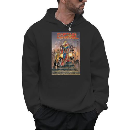Marvel Comixology Captain Marvel Revolution Comic Book Cover Men Hoodie - Bookorys AU