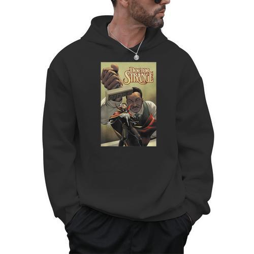 Marvel Comixology Doctor Strange Rejected Comic Book Cover Men Hoodie - Bookorys DE