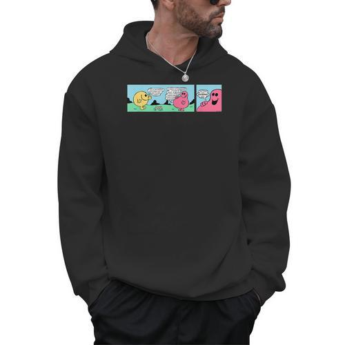 Mr Men Mr Greedy Retro Comic Book Colourful Men Hoodie - Bookorys