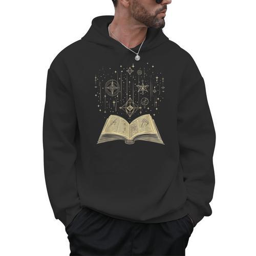 Mystic Astral Lunar Celestial Witch Spell Book Men Hoodie - Bookorys DE