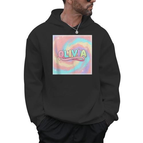 Olivia Comic Book Style Men Hoodie - Bookorys CA
