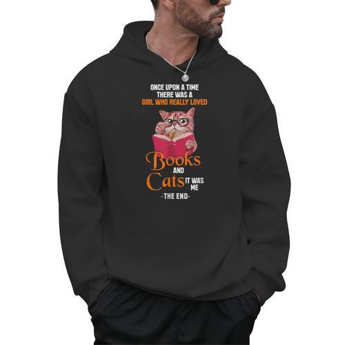 Once Upon a Time There Was a Girl Who Really Loved Books And Men Hoodie - Bookorys