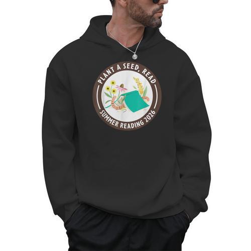 Plant A Seed Read Summer Reading 2026 Library Program Book Men Hoodie - Bookorys