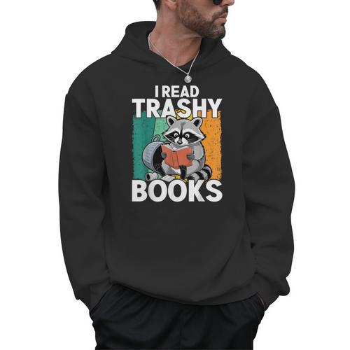 Raccoon Smutty Book Lover Spicy Romance Novels Women's Men Hoodie - Bookorys DE