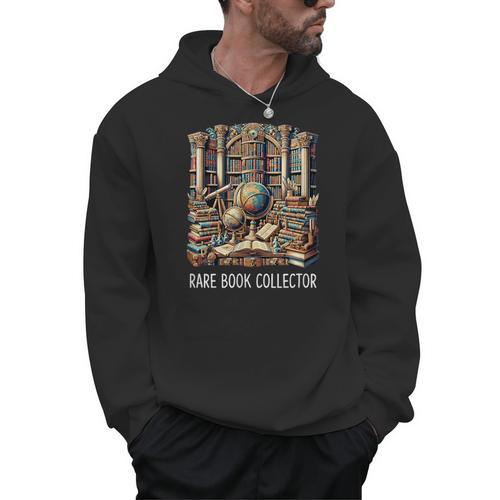 Rare Book Collector Men Hoodie - Bookorys