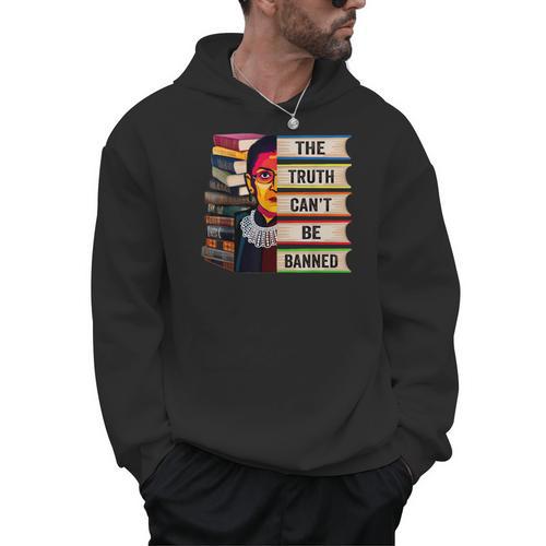 RBG Book Feminist Read Banned Books Girl Bookworm Reading Men Hoodie - Bookorys CA