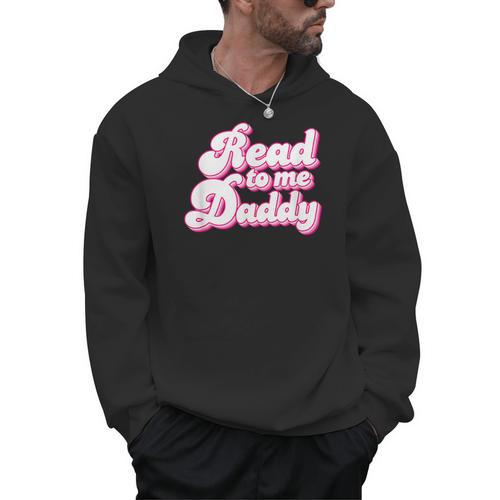 Read To Me Daddy Cute Book Lover Men Hoodie - Bookorys DE