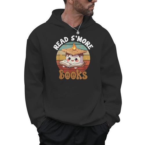 Read S'More Book Marshmallow Book Reading Lover Men Hoodie - Bookorys