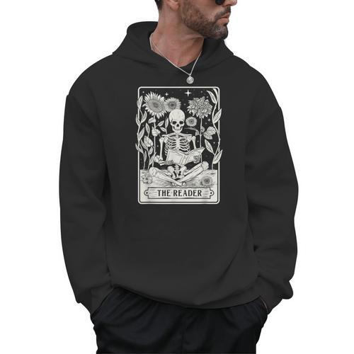 The Reader Book Lover Reading Bookworm Reader Men Hoodie - Bookorys DE