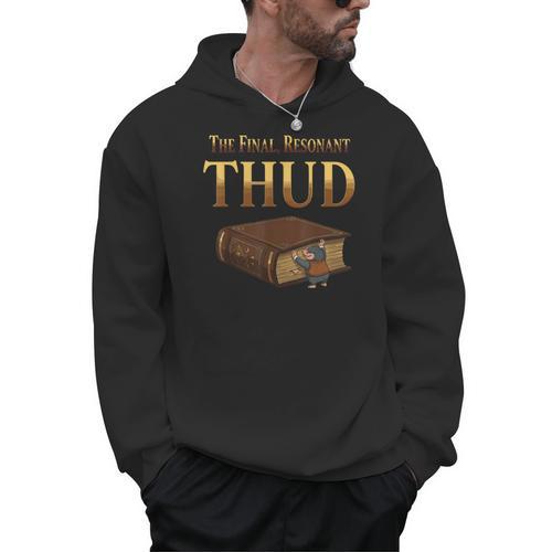 Reader Mole Finished Book Humor Literary Apparel Men Hoodie - Bookorys CA
