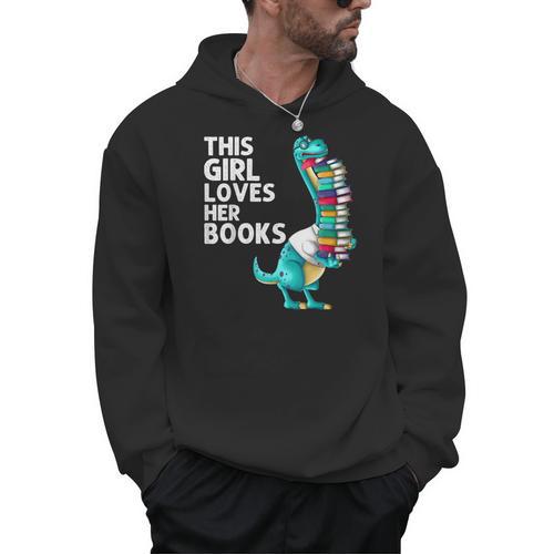 Reading Books For Girl Kids Bookworm Story Reader Men Hoodie - Bookorys CA