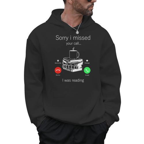 Reading Bookworm Book Lovers Literary Bibliophile Dad Mom Men Hoodie - Bookorys