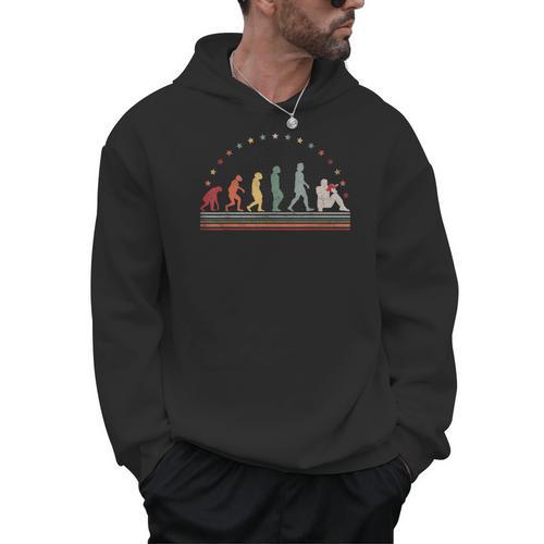 Reading Evolution Retro Books Hobby Reading Men Hoodie - Bookorys DE