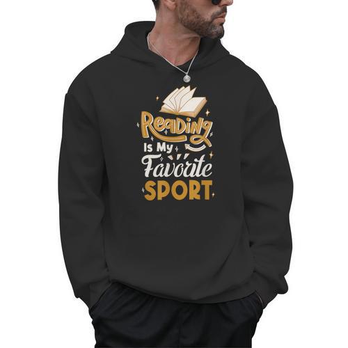 Reading Is My Favorite Sport Read Books For a Bookworm Men Hoodie - Bookorys