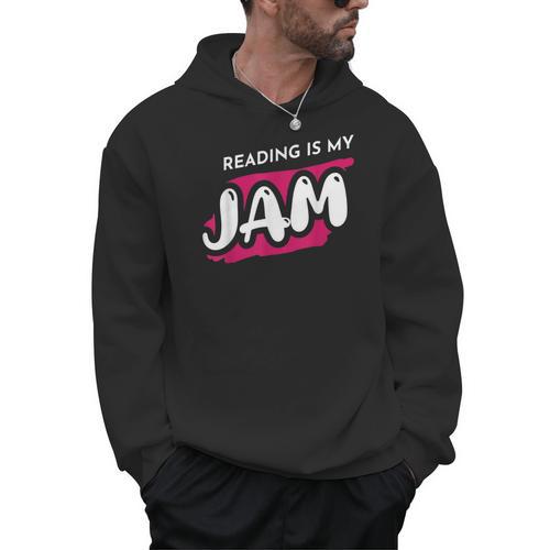 Reading Is My Jam Book Lover And Reading Teacher Men Women Kids Men Hoodie - Bookorys DE
