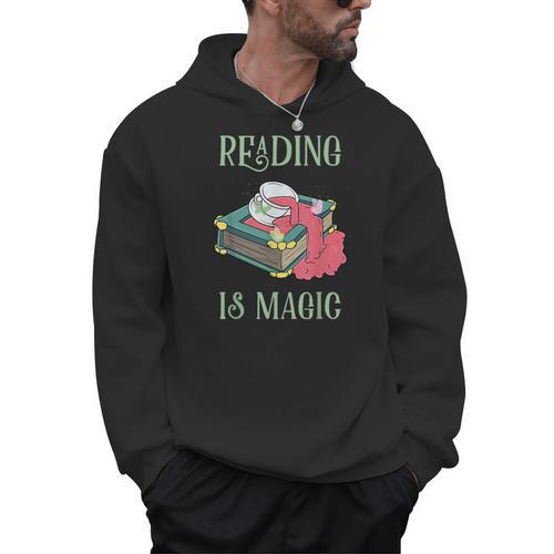 Reading Is Magic Book Reader Men Hoodie - Bookorys DE