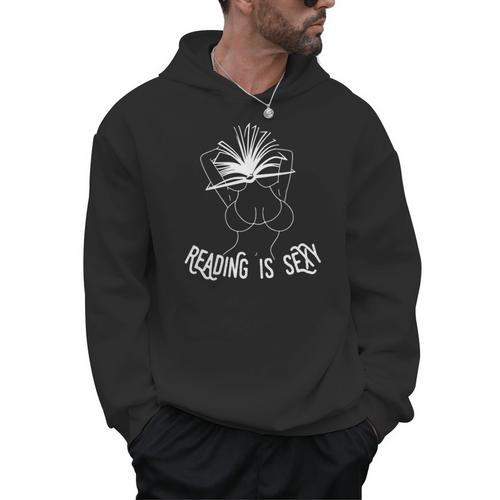 Reading Is The New Sexy For Book Lovers Men Hoodie - Bookorys