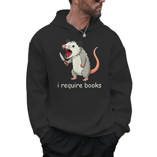 I Require Books Men Hoodie - Bookorys
