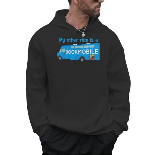 My Other Ride Is a Bookmobile Librarians Book Lovers Men Hoodie - Bookorys AU