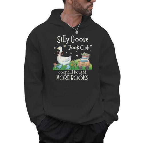 Silly Goose Book Club Men Hoodie - Bookorys CA