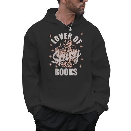 Spicy Bookish Merch Dark Romance Book Spicy Books No Trigger Men Hoodie - Bookorys
