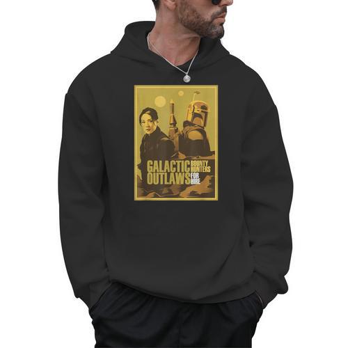 Star Wars The Book Of Boba Fett Fennec Outlaws Poster Men Hoodie - Bookorys