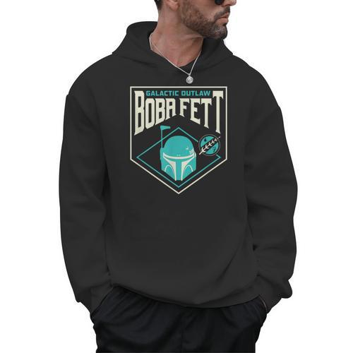 Star Wars The Book Of Boba Fett Galactic Outlaw Badge Men Hoodie - Bookorys