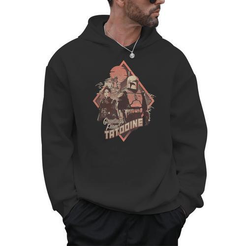Star Wars The Book Of Boba Fett Vintage Color Pop Poster Men Hoodie - Bookorys CA