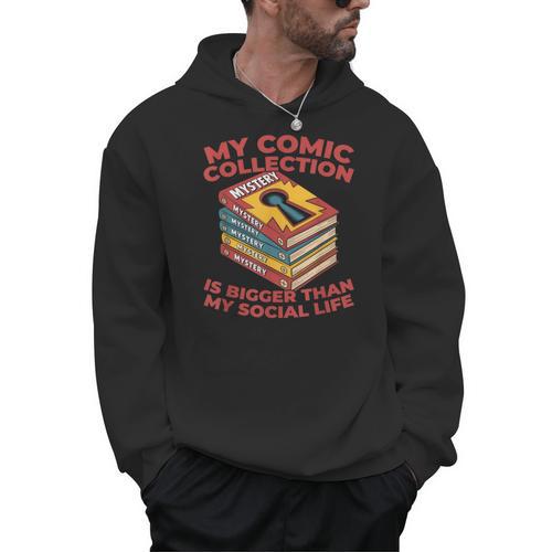 Superheroes Art Graphic Novels Comic Books Men Hoodie - Bookorys
