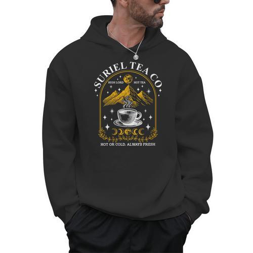 Suriel Tea Co Hot Or Cold Always Fresh Reader Book Lover Men Hoodie - Bookorys CA