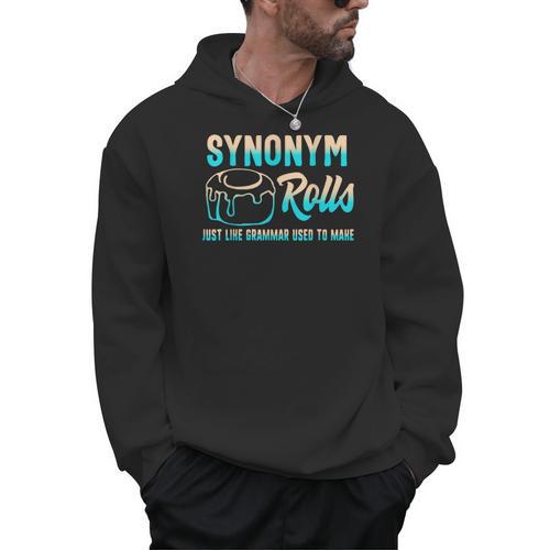 Synonym Rolls Grammar Teacher Literature Book Vocabulary For Men Women Kids Men Hoodie - Bookorys AU