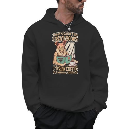 That's What I Do I Read Books I Drink Coffee & I Know Things Men Hoodie - Bookorys CA