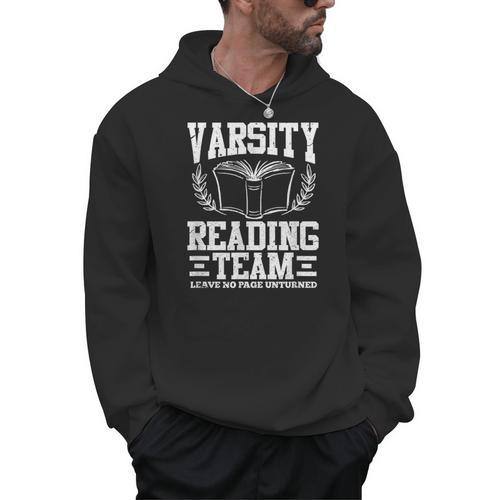 Varsity Reading Team Bookworm Book Lover Reader Men Hoodie - Bookorys DE