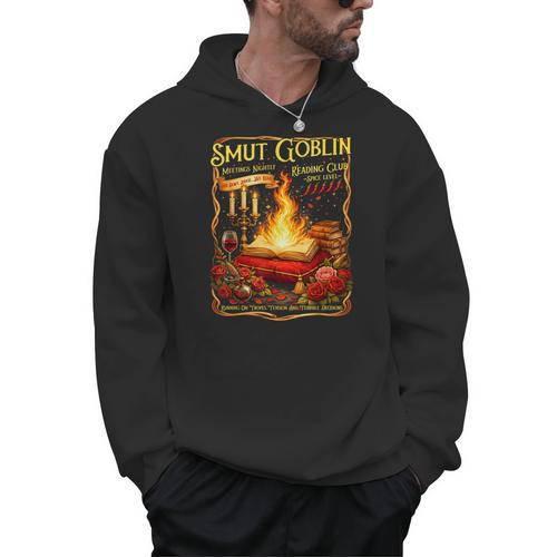 Vintage Smut Goblin Dark Romance Bookish Book Lovers Men Hoodie - Bookorys DE