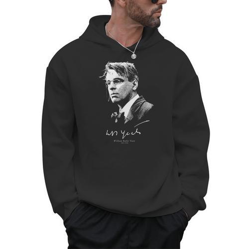W B Yeats-Irish Poet Potry Literature Books Men Hoodie - Bookorys