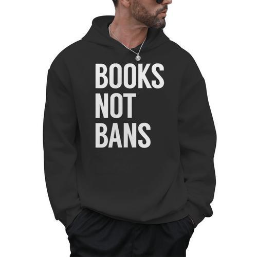 Women's Books Not Bans Men Hoodie - Bookorys UK