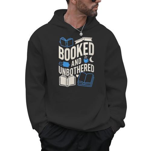 Women's Booktrovert Introvert Reader Library Card Coffee Books Men Hoodie - Bookorys AU