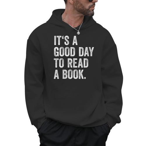 Women's It's A Good Day To Read A Book Men Hoodie - Bookorys AU
