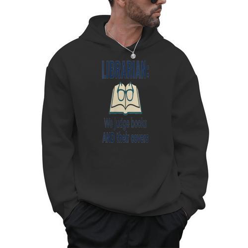 Women's We Judge Books And Their Covers Men Hoodie - Bookorys