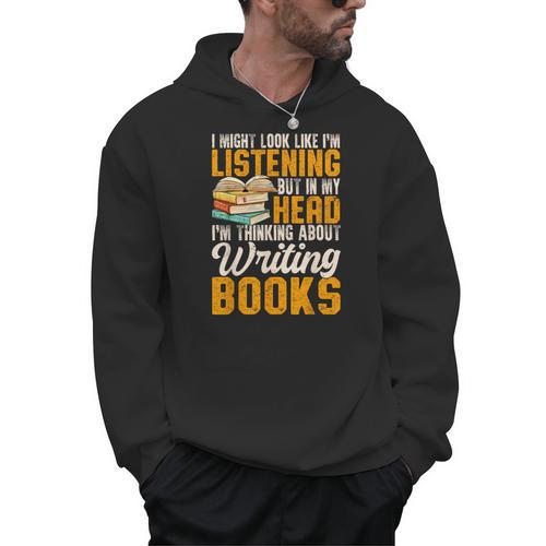 Writer Book Published Author Writers Men Women Men Hoodie - Bookorys CA