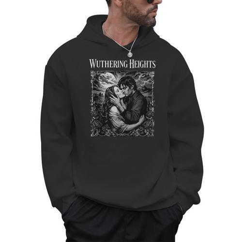 Wuthering Heights Gothic Book Lover Classic Literature Men Hoodie - Bookorys