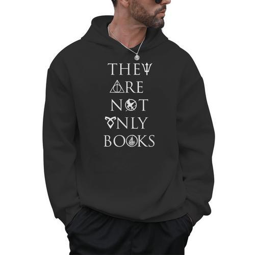 They Are Not Only Books Book Lover Men Hoodie - Bookorys CA