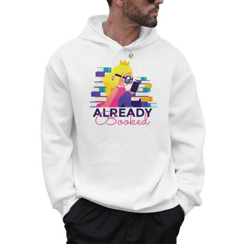 Already Booked Reading Book Lover Literacy Day Bookworm Premium Tri-Blend Men Hoodie - Bookorys CA