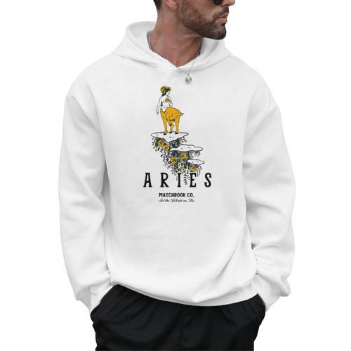 Aries Matchbook Company Men Hoodie - Bookorys