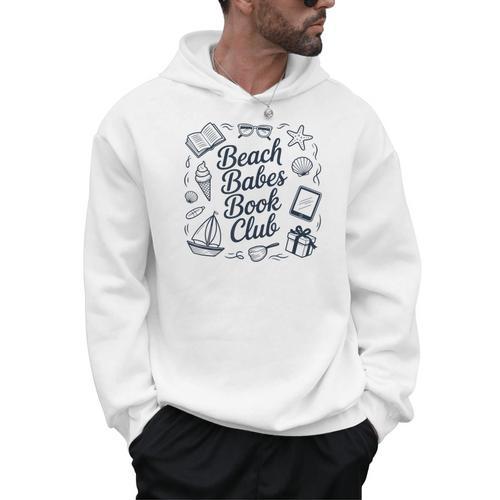 Beach Babes Book Club Men Hoodie - Bookorys DE