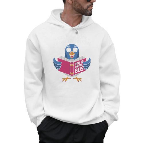 This Is My Book Character Costume Cute Pigeon Kids Reading Men Hoodie - Bookorys