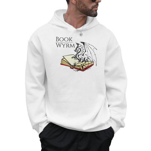 Book Lover I'm A Bookwyrm Not A Bookworm T-Shirt Men Hoodie - Bookorys DE