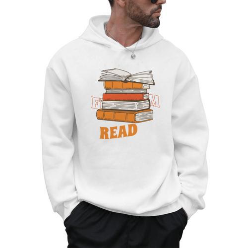 Book Lover Reading Hobby Fan Passion Geek Nerd Wizard Job Men Hoodie - Bookorys CA