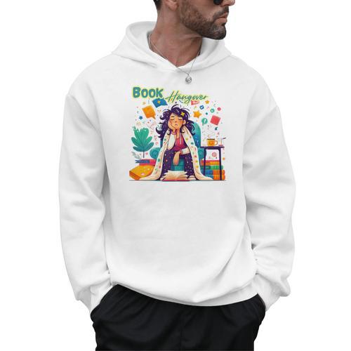 Book Lover Woman Woman Book Hangover Men Hoodie - Bookorys CA